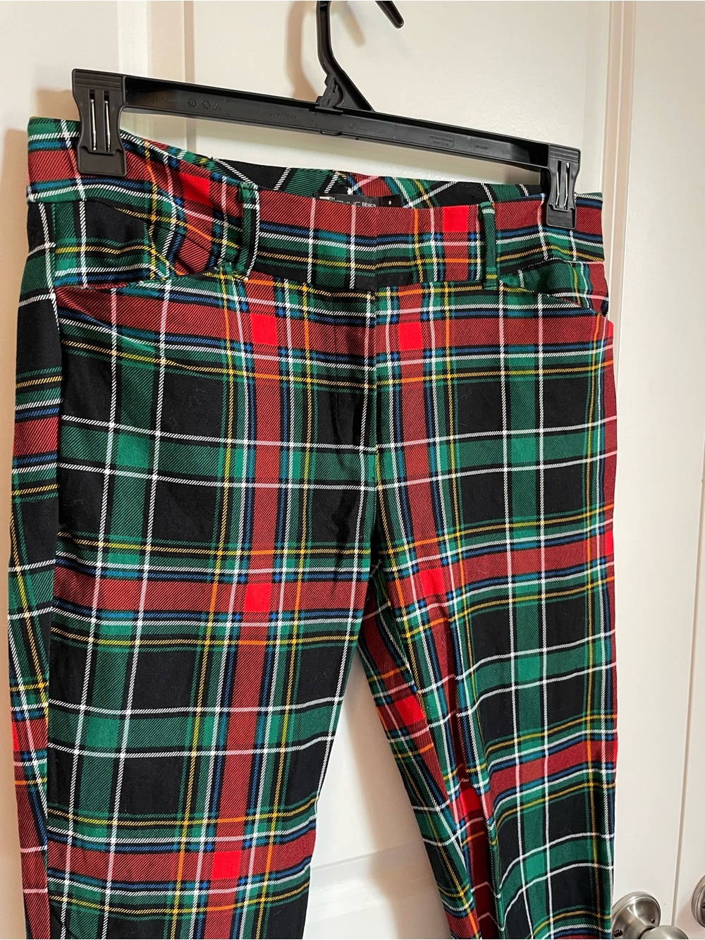 NY&Co 7th Avenue Tartan Plaid Jeggings 8 Pants Skinny
